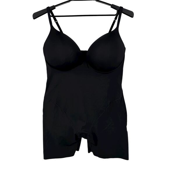 Skims Push Up Butt Enhancing padded mid thigh bodysuit size 3X black - Picture 1 of 7